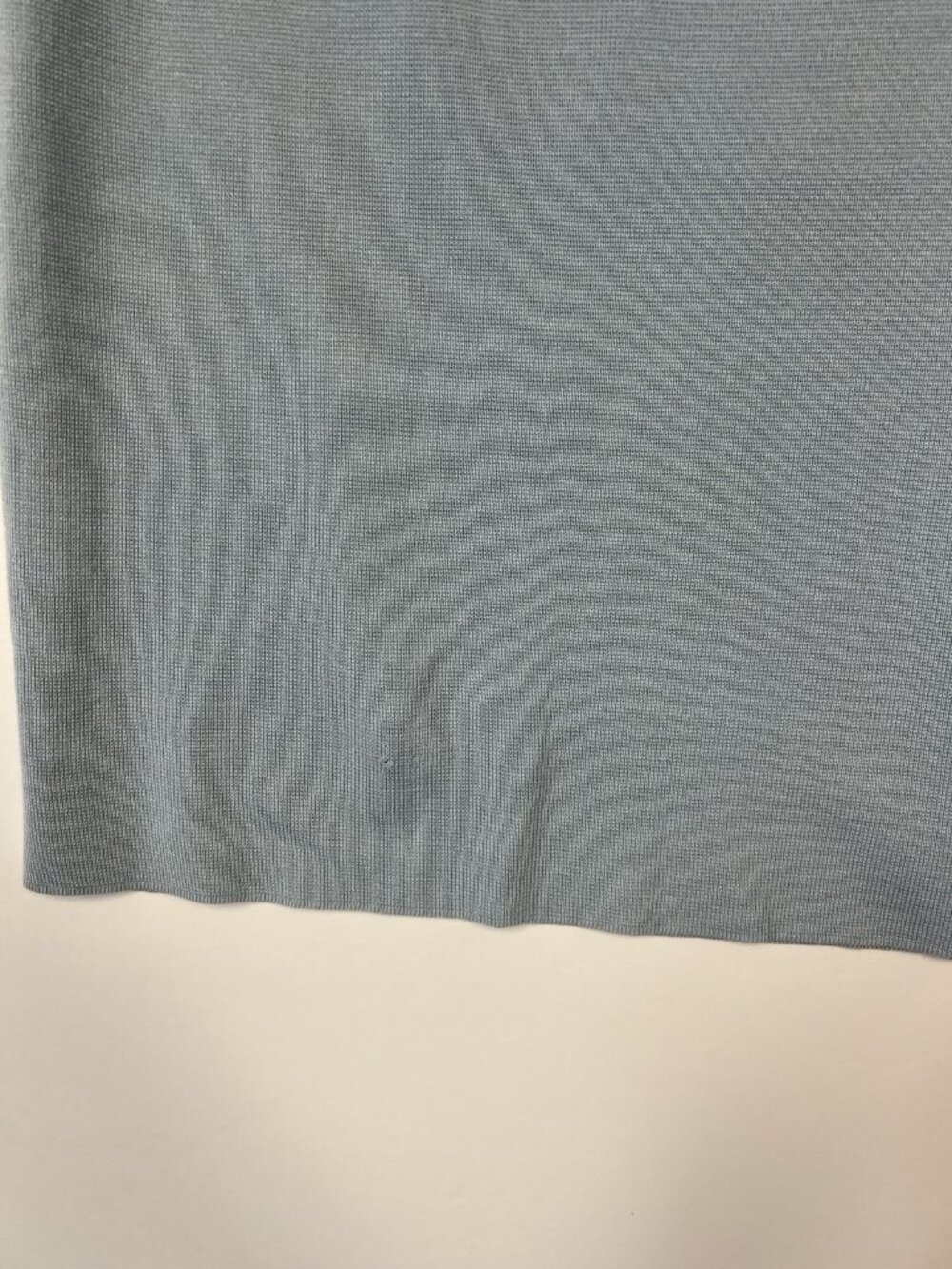 New Tombolini Blue Viscose Pencil Skirt Size 50 US Size 12/14 - Picture 8 of 9